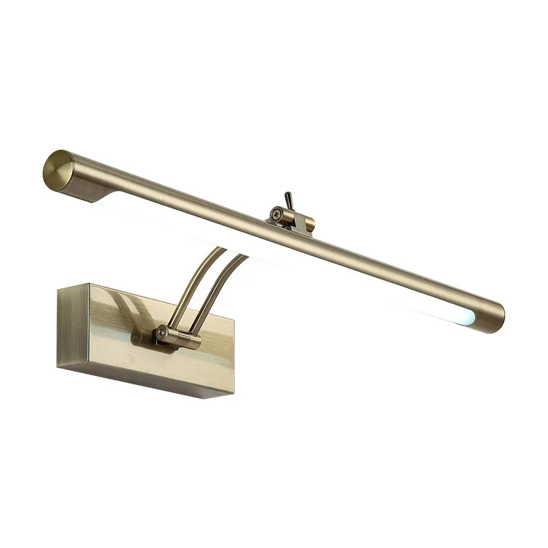 40cm 55cm 70cm Vintage LED Vanity Mirror Light Antique Brass Wall Lamp for Bathroom Mirror Cabinet Makeup Home Mirror Light view 6