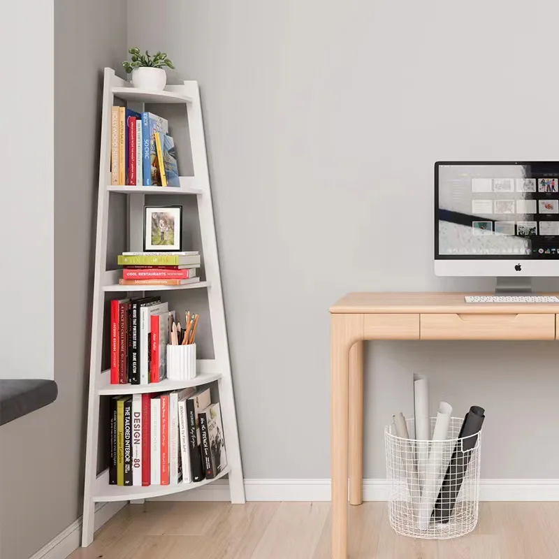 

Style Multifunctional Bookshelf Balcony Flower Stand New Design Modern Home Study Storage Rack
