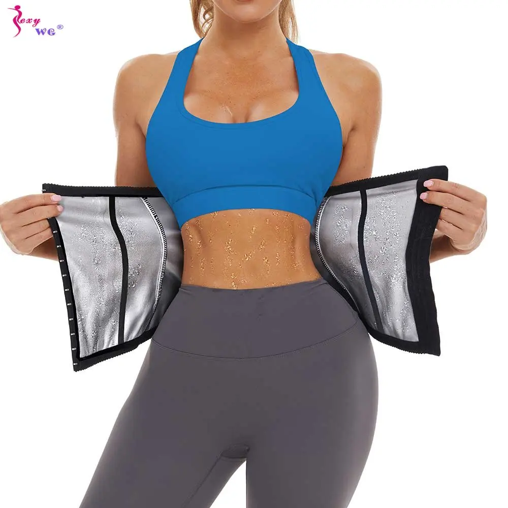 SEXYWG Waist Trainer Belt Women Tummy Control Slim Belly Girdle Weight Loss Fat Burning Band Fitness Workout Postpartum Girdle