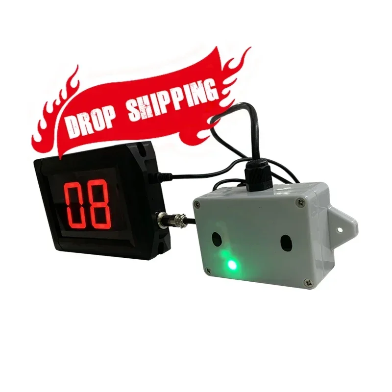Highlight Wired People Counter Visitor Counting Sensor Infrared Counting System With Infrared Beams