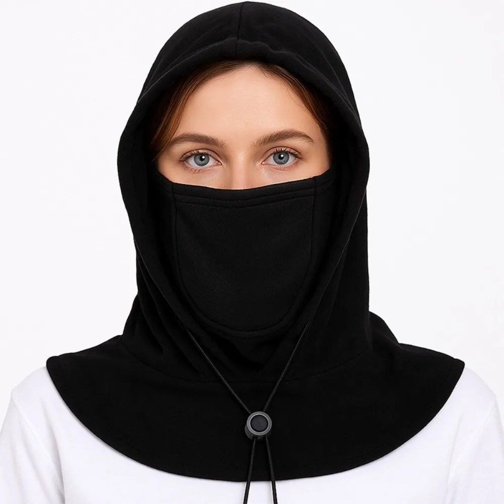 

Fashion Windproof Balaclava Hat Cold Proof with Mask Pullover Hats Breathable Warm Ear Protection Cap Winter