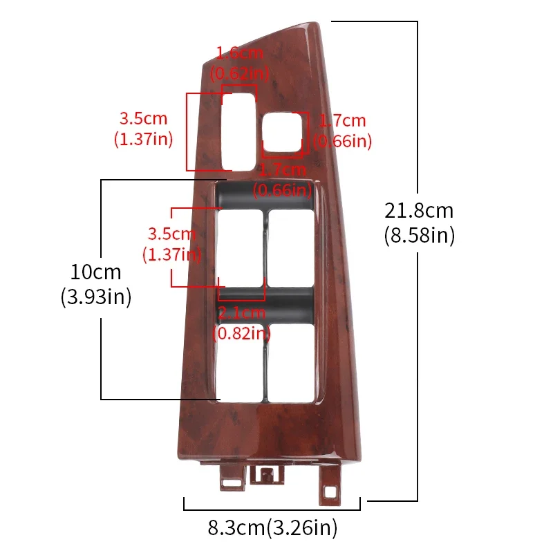 Power Window Switch Bezel for Toyota Corolla 2003 2004 2005 2006 2007 2008 Window Control Switch Panel 74232-12380 74231-02350