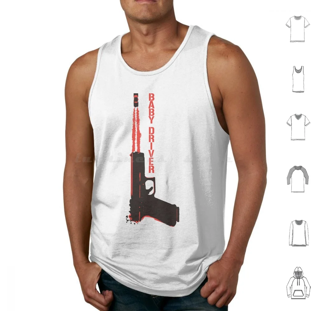 

Baby Driver Graphic Tank Tops Vest Sleeveless Baby Driver Baby Driver Drive Car Movie Film Cinema Action Edgar Wright Graphic