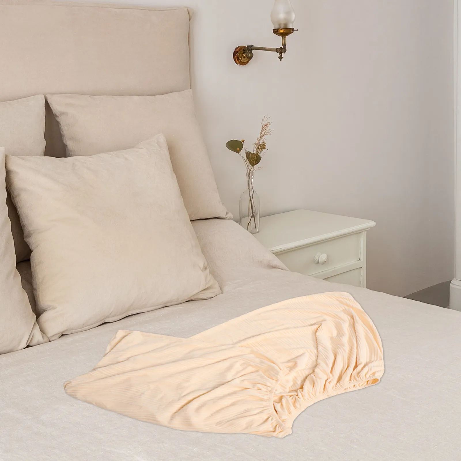Universal Stretch Headboard Cover for Queen Size Bed 1.7-1.9m Slipcover Protector Soft Comfortable Washable Bed Headboard