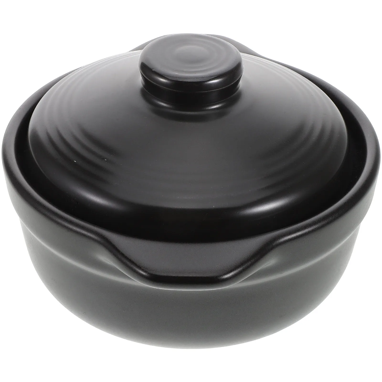 

Ceramic Casserole Pot Heat Resistant Stew Pot for Home Kitchen Cooking Soup Braising Simmering Even Heat Distribution Multi