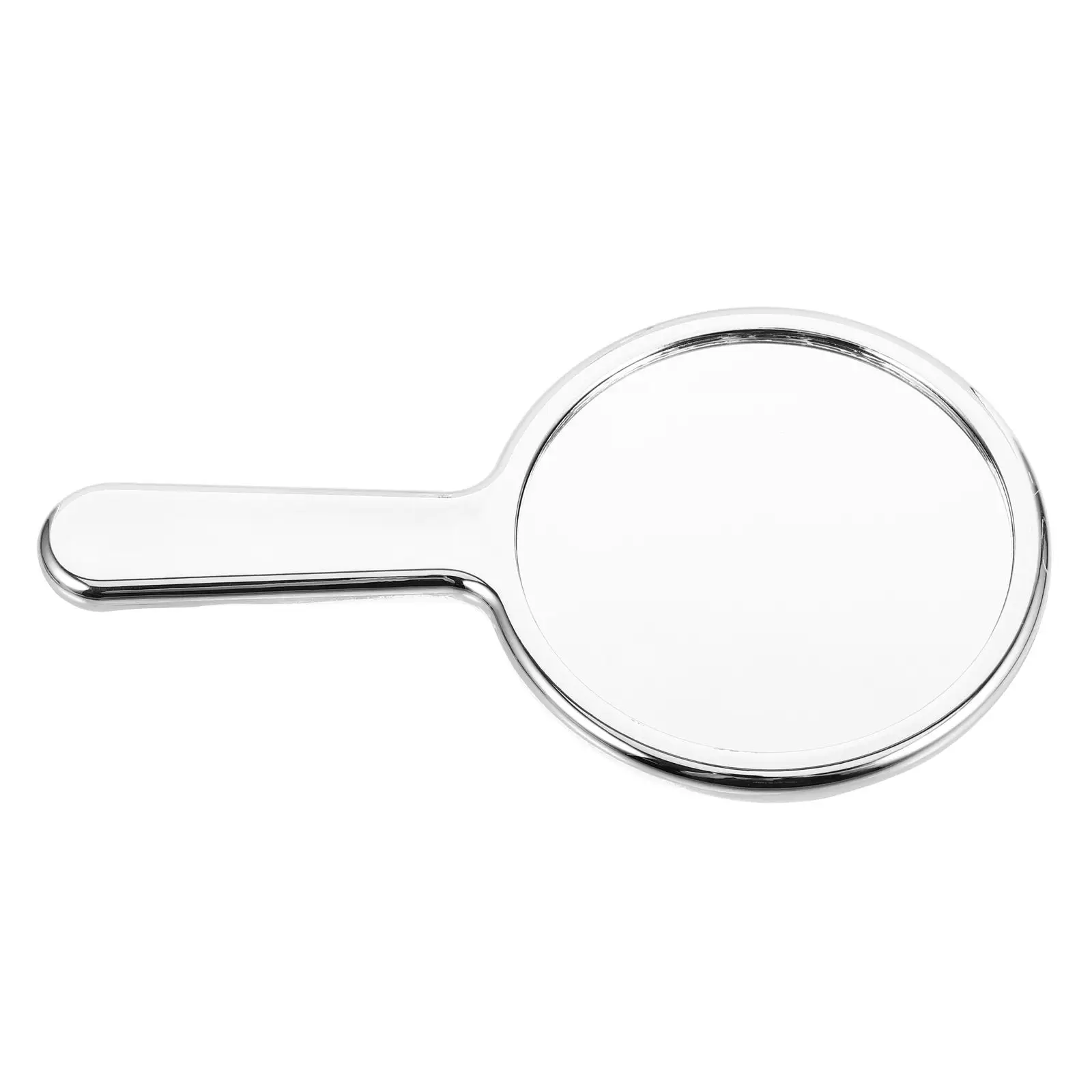

Pocket Electroplating Makeup Mirror Travel Vanity Mirrors Handheld Plastic Girls