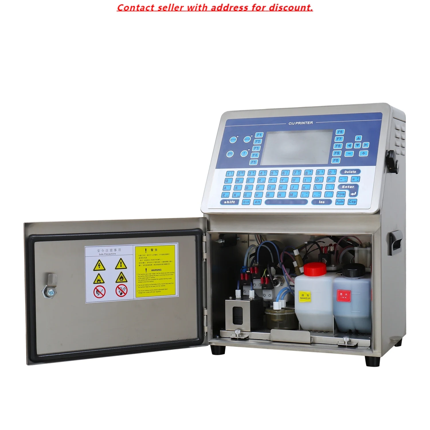 

Low Price Inkjet Printer Cij Automatic Digital Industrial B600 Plus Printer For Beverage Cans Cartons IPS