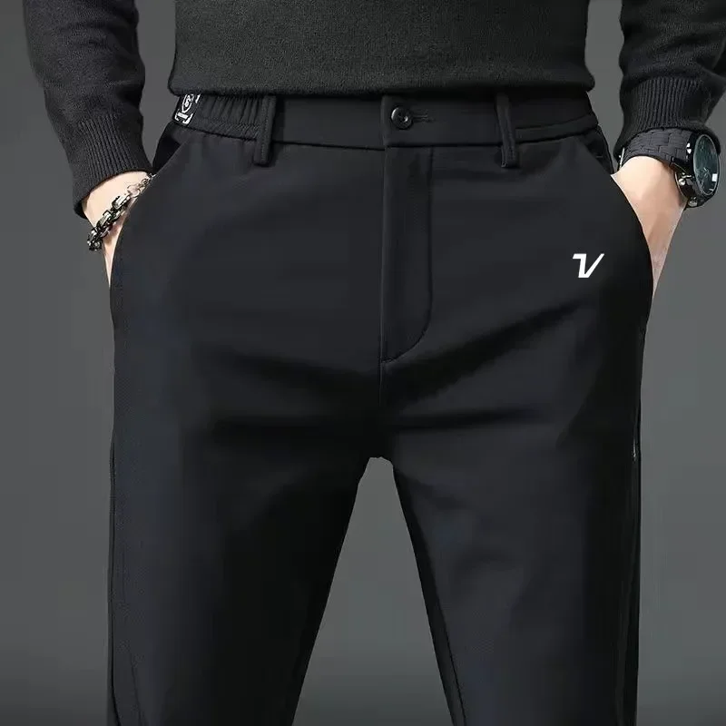 

High Quality Golf Pants Men's Golf Wear 2025 Spring Business New Suit Pants Korean Golf Clothing Men Elastic Force Casual Pants