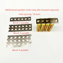 1 Meter Beveled Edge Without Bracket Nickel Strip 18650 Battery Connection Plate Stamped SPCC Nickel Plating
