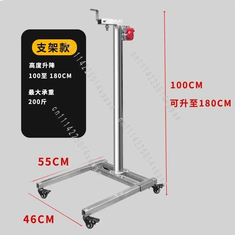 Stand Stainless Steel Floor Support Bracket For Silicone Doll Neck Connection Mobile Adjustable Height Doll Hanging Display