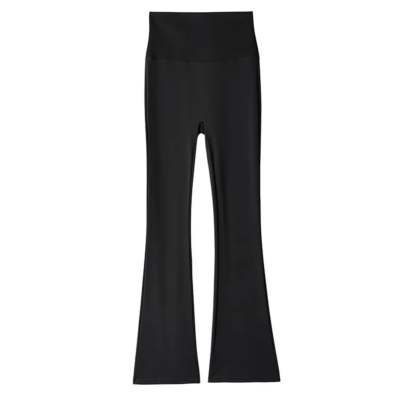 Bla Ice Silk Arca Pantaloni Donna Estate Outdoor Vita alta Campana Bot Sottile Pantaloni da yoga Faionable Pantaloni lunghi Materiale sottile