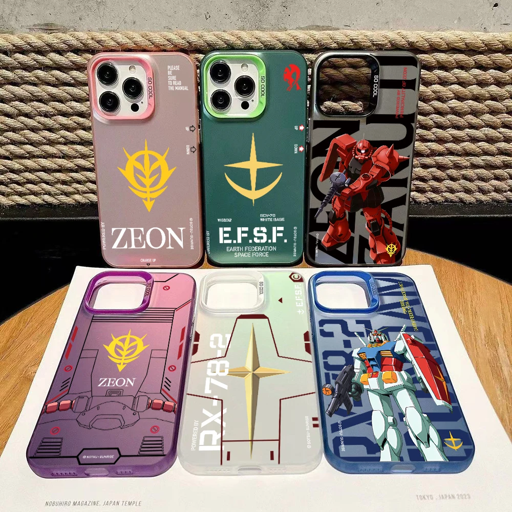 Hot G-GUNDAMS Robot Phone Case for IPhone 16 15 14 13 12 11 Mini Pro Max X XR XSMAX 8 7 Plus Anti Fall Matte Back Cover