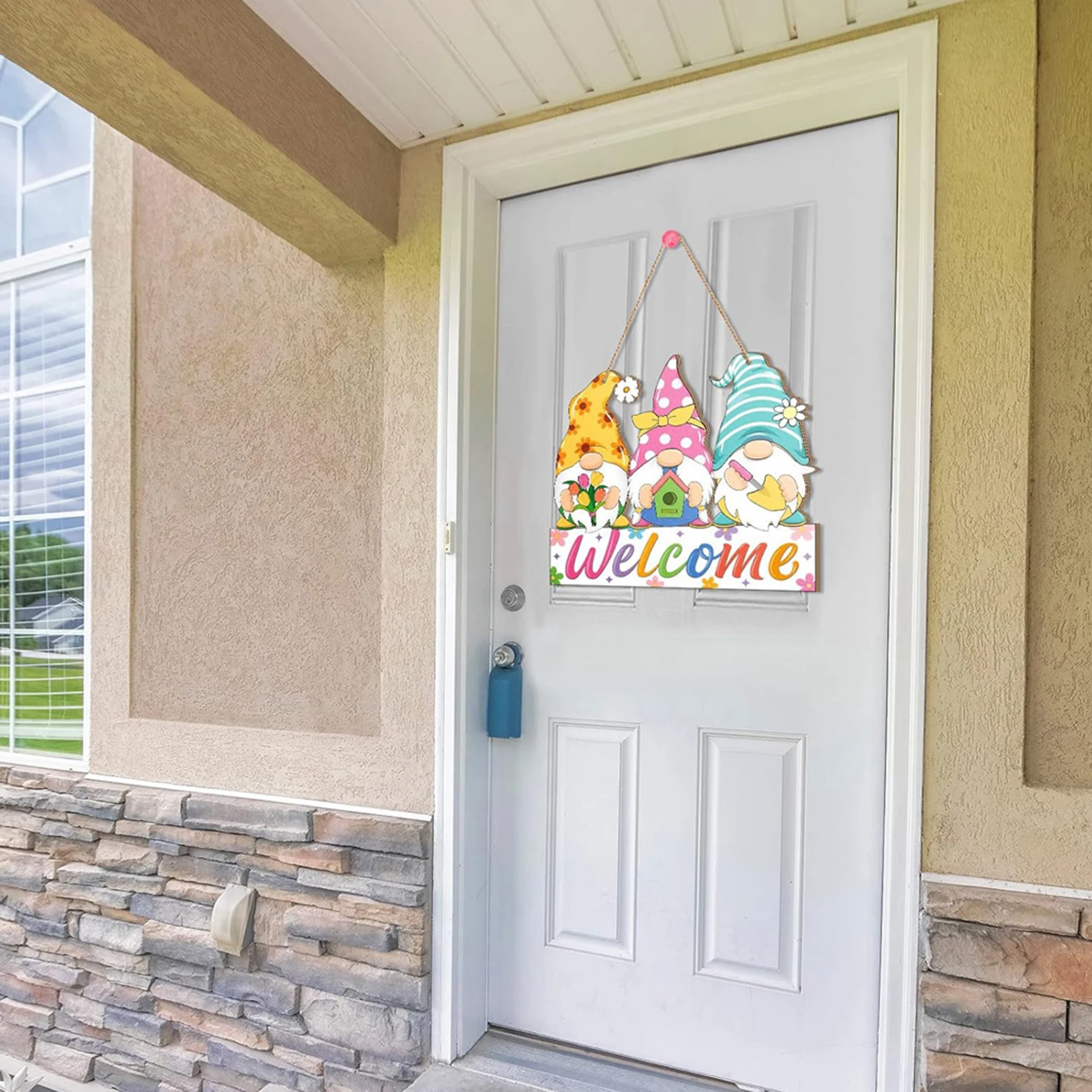 Porch Door Hanger Home Wooden Door Decorations For Indoor Outdoor