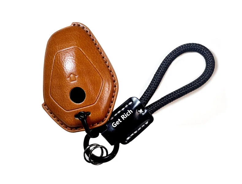 Leder-Schlüsseletui für BMW R1300RT R1300RT 1300RT 1300GS 1300GS R1300GS ADV Adventure Motorrad Fob Cover Shell Zubehör – Detail 7