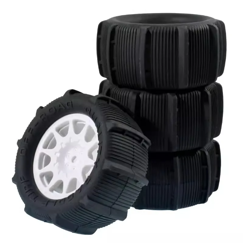 

4PCS Off-Road Snow Desert Paddle Wheel Tires For SCY 16101Pro 16102 16103 16104 16106 SG116 MAX Q130,Fit Wltoys MJX RC