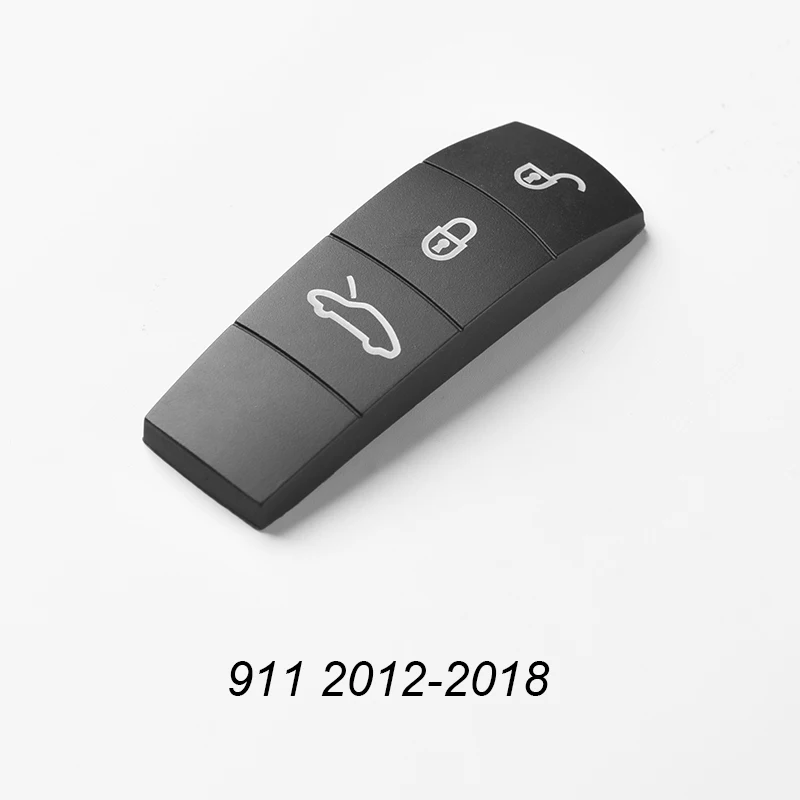 Étui pour clé de voiture en caoutchouc, pour Porsche Panamera Cayenne Macan Taycan Boxster 718 911, télécommande, bouton de remplacement en Silicone