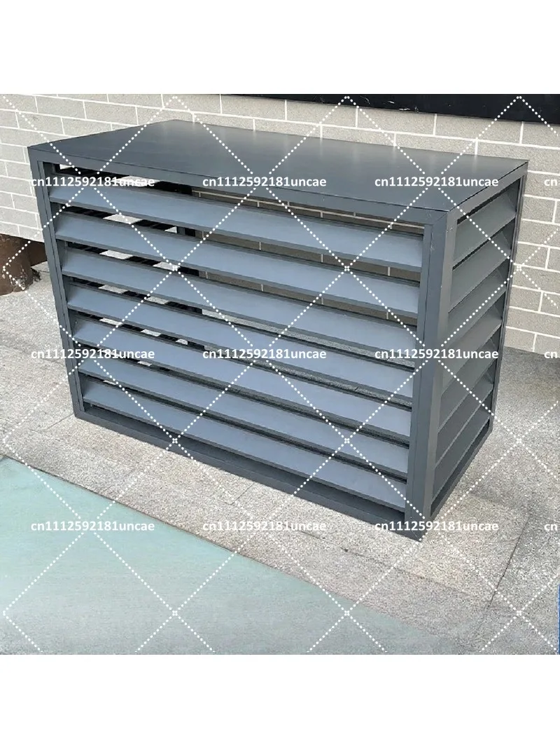 Aluminum Alloy and Zinc Steel Louvers for Air Conditioning Cover, Outdoor Protective