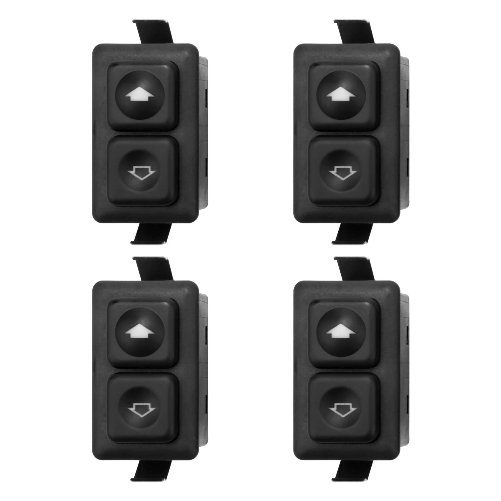 4Pcs Power Window Sunroof Switch Illuminated For E30 E24 E28 From 09/1986 61311381205 / 61 31 1 381