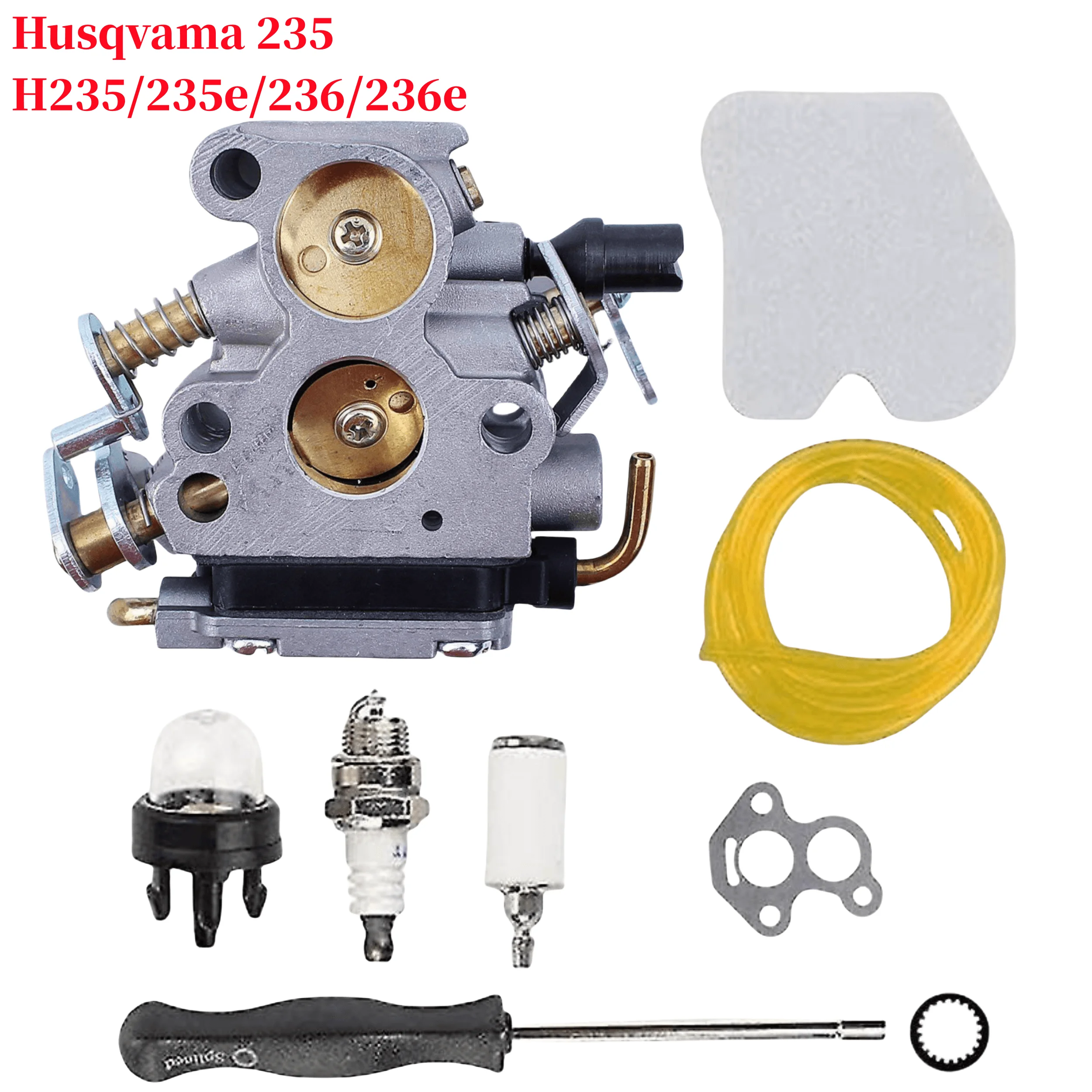 Zama Husqvarna 235 Carburetor Kit for Zama Husqvarna 240 240E 235 235E 586936202 C1T-W33 Carb Car Motorcycle Snowblower Chainsaw