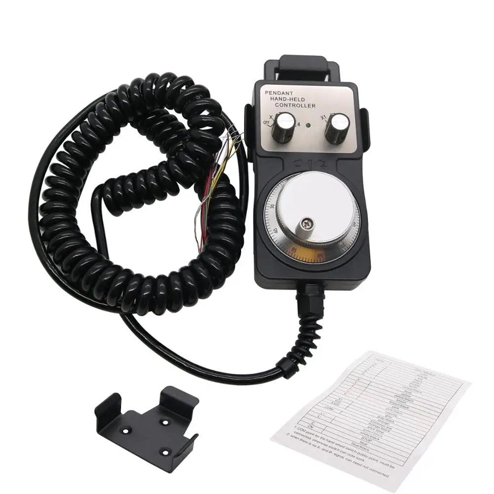 New 100PPR 5V Universal Type TM1469 4-Axis Manual Pulse Generator MPG CNC Handwheel
