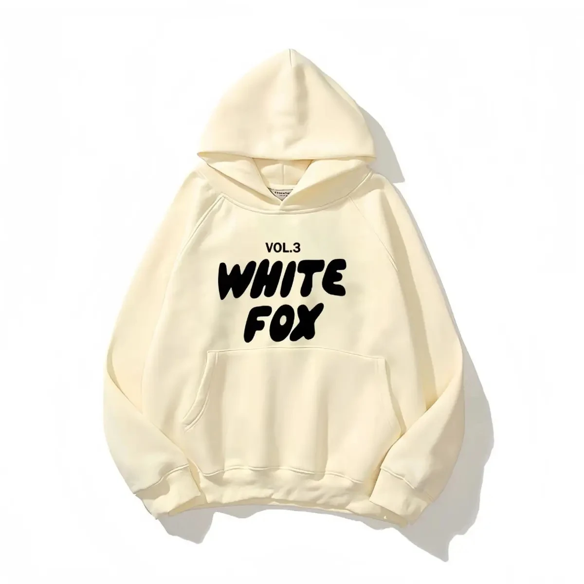 Autumn and Winter Tops Men's and Women's Same WHITE F Letter Printing Youth Hooded Trendy Street Casual Casual Trendy Wear