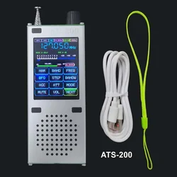 ATS200 Aviation Band Airband Radio SI4732 ESP32 Bluetooth 2.4 Inch Touch Display FM SSB SDR AM LSB USB LNA Full Band HiFi Radio