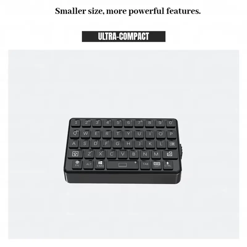 Mini Portable Retro Touch Bluetooth Keyboard, Compatible with Windows Android System, for Mobile Phone Gaming Operation