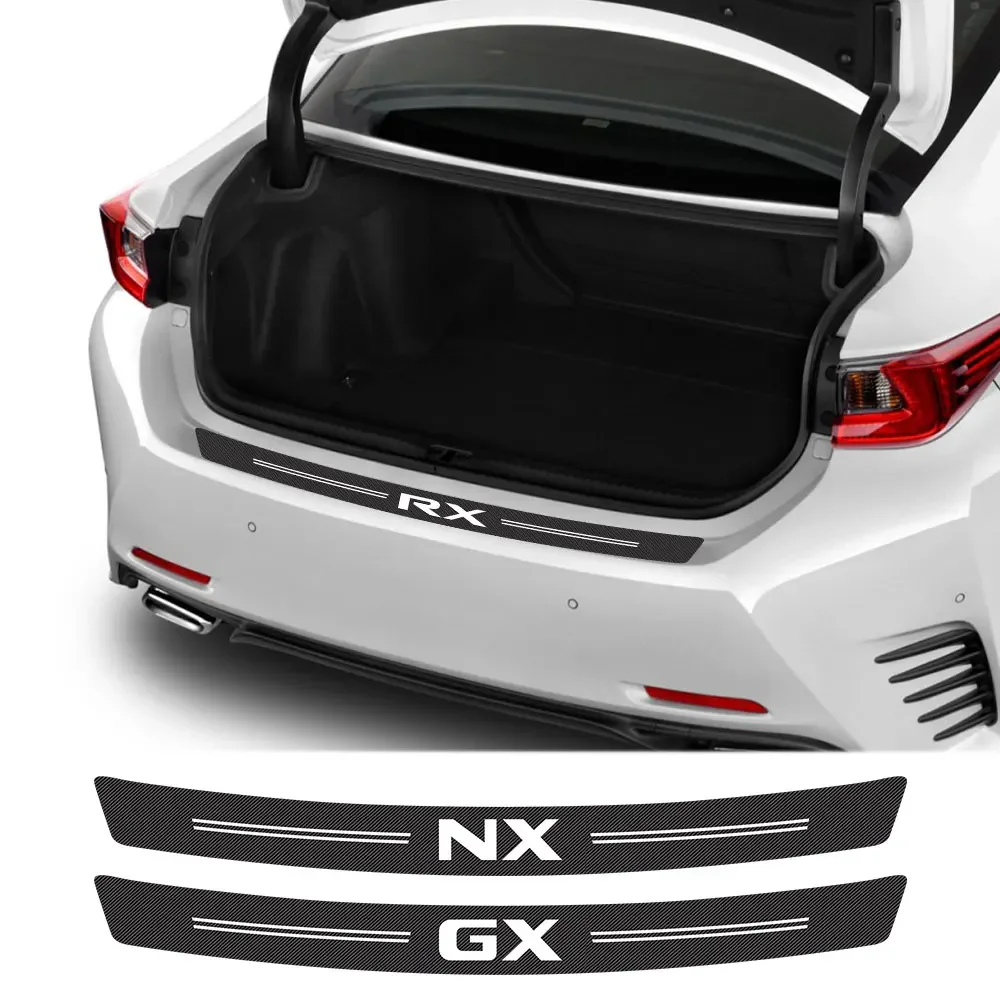 Car Trunk Guard Rear Bumper Stickers For Lexus RX 300 330 IS 250 300 GX 400 460 200 NX LX LS GS ES CT200h Fsport Accessories