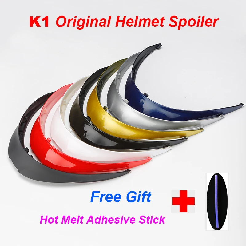 Cascos K1 Motorcycle Helmet Tail Spoiler K1 K3SV K5S Refitting Big Tail Spoiler Universal Capacete De Moto Helmet Accessories