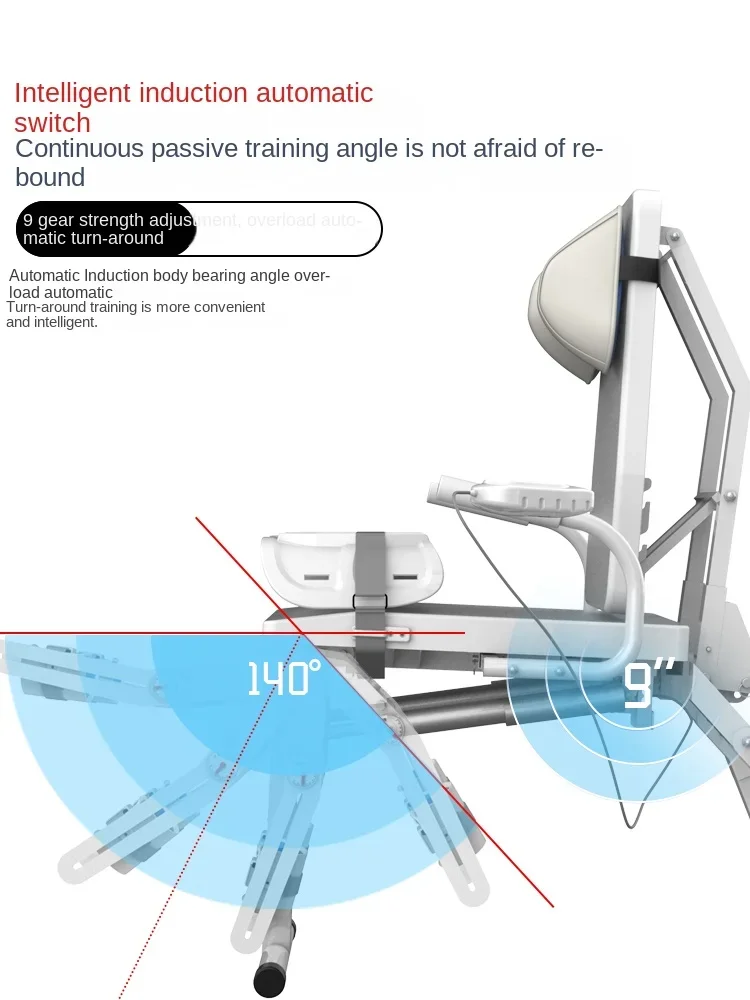 Knee joint intelligent flexion and extension electric lower limb exercise device