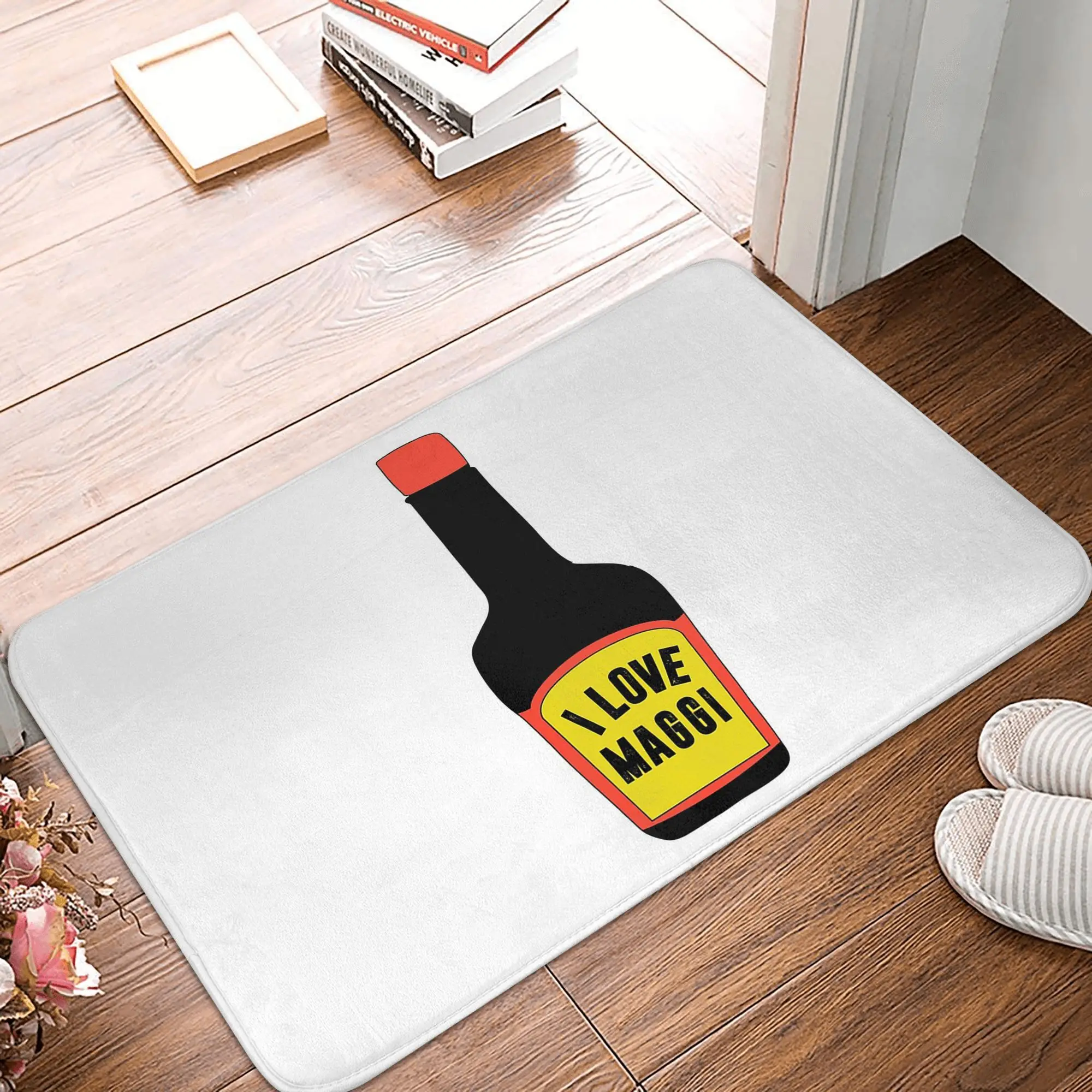 Maggi Auf Alles Fußmatte für Küche und Eingangsbereich, Rutschfester Teppich für Badezimmer, Fußpolster-Matten