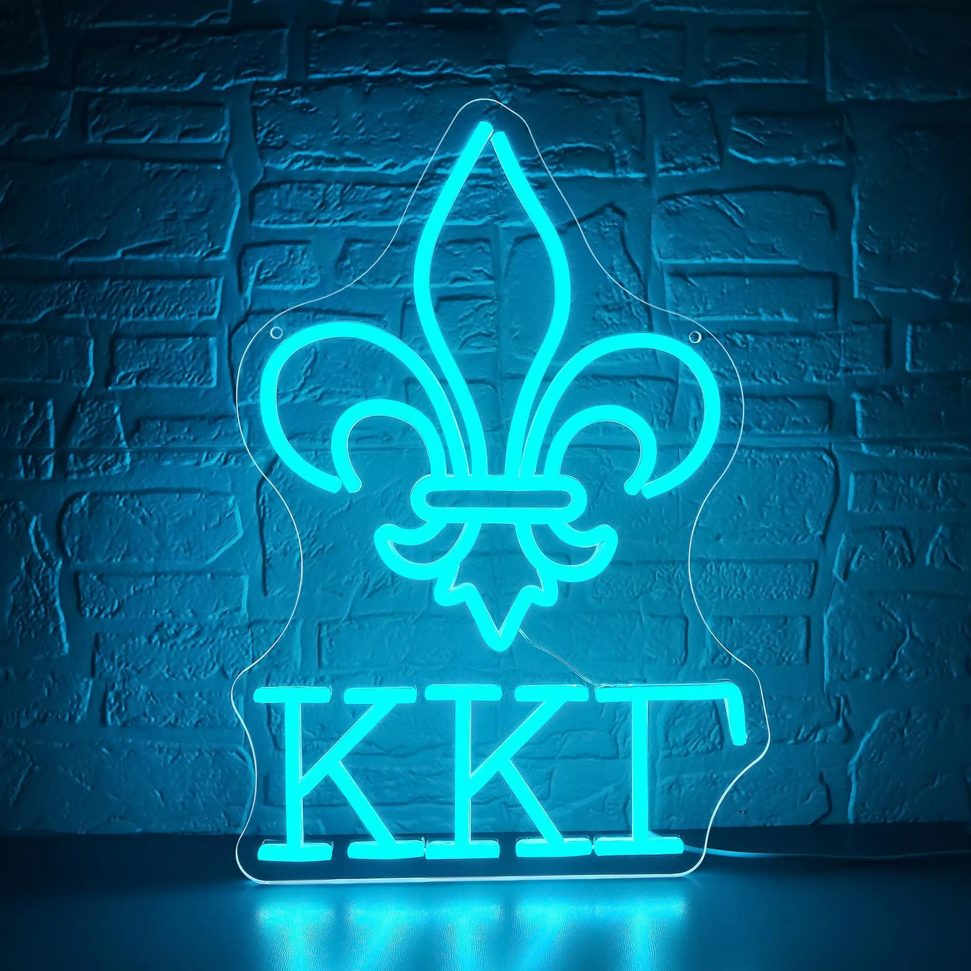 

Неоновая вывеска Kkt Sorority для декора стен, неоновый свет с регулируемой яркостью для сбора вечеринки, гостиной, спальни, подарок на день рождения для студентов