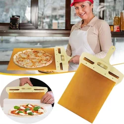 Sliding Pizza Peel Portable Sliding Pizza Shovel Pizza Slider Paddle Non-Stick  Spatula Paddle with High Temperature Cloth