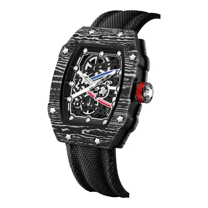 Luxuriöse Tonneau Ultra Slim Tonnenförmige Bestseller Quarz-Armbanduhr Wasserdichte Marken-Herrenuhr Modische AAA Herrenuhr Neu