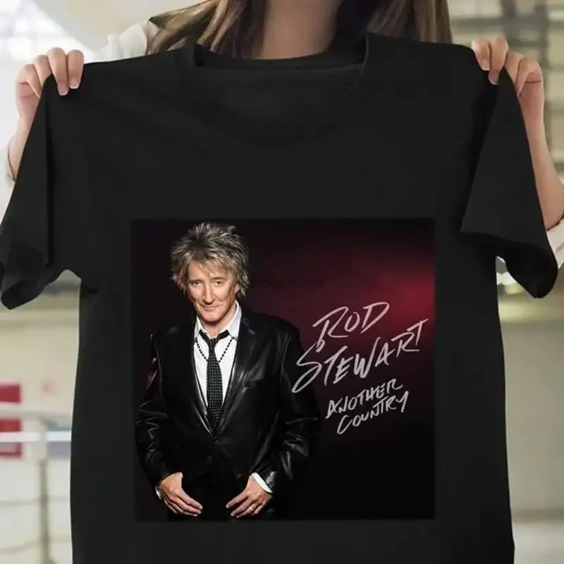 Rod Stewart Another Country 2015 Retro Vintage Black TShirt Gift Fans S5XL