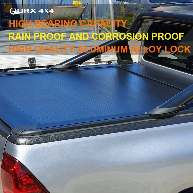 Retractable hard roll-up tonneau cover fit for 2018 dodge ram 1500 tonneau 6.5 cover