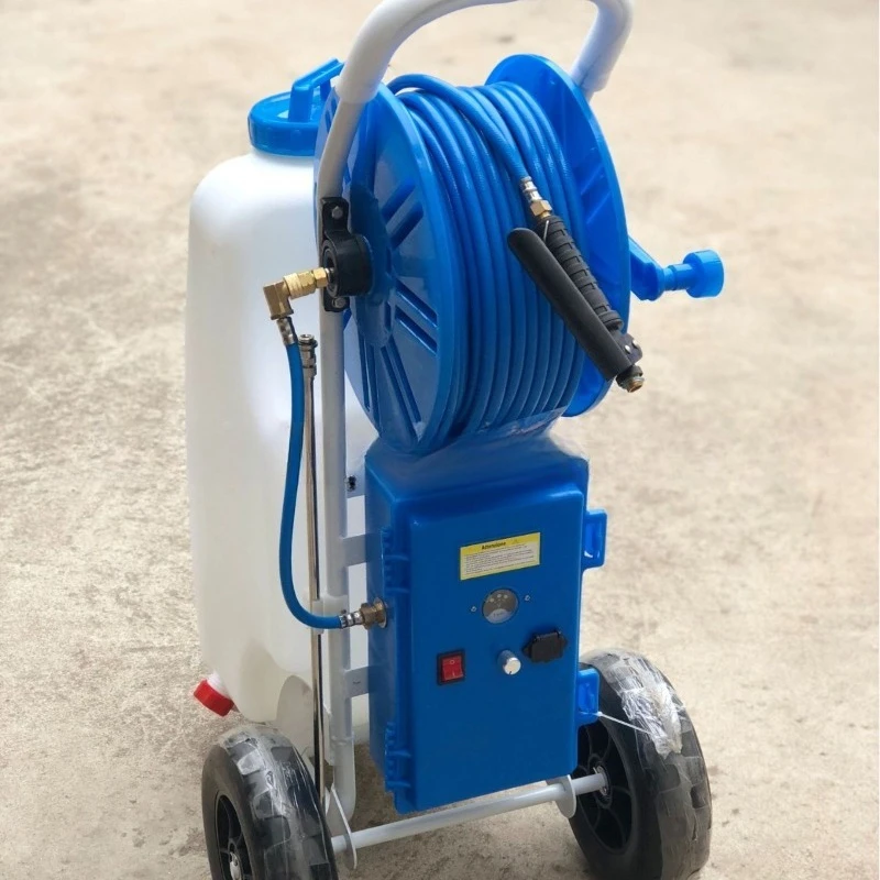 

Walk-behind high pressure truck electric cart type sprinkler truck insecticidal cart 45L