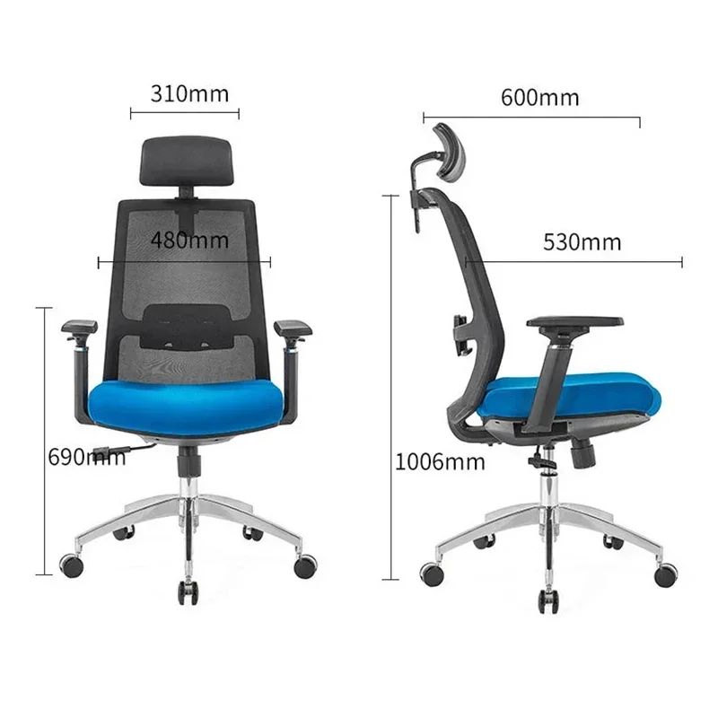 Comfort Sedentary Ergonomic Office Chairs Esports Gaming Work Backrest Office Chairs Meeting Clerk Salon Furniture Sillas FYOC