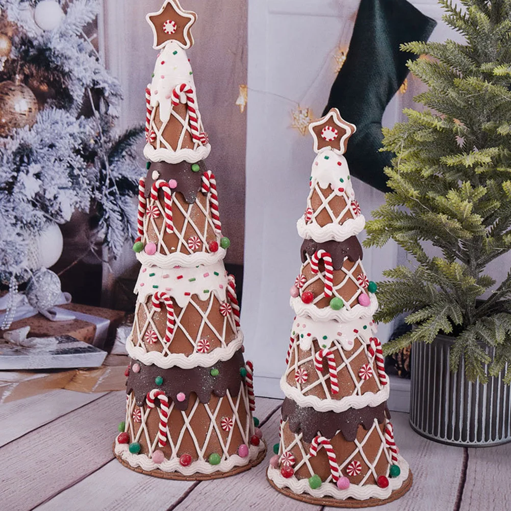 

Plastic Christmas Tree Candy Shape Design Decoration Small Decor Ornament Decor Lovely Christmas Trees