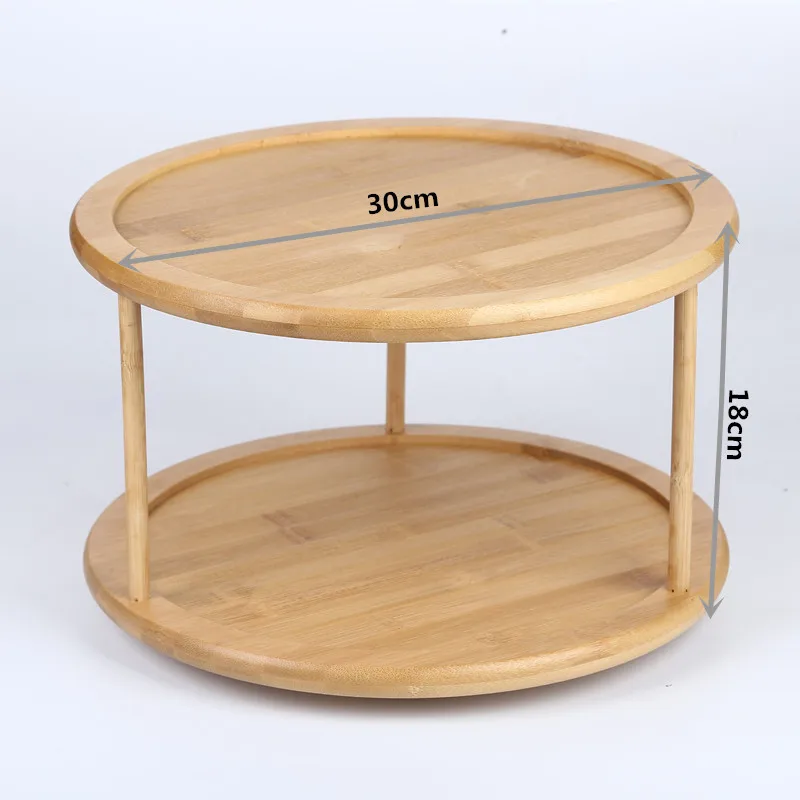 

Bamboo perfume rack bottle jar rack table storage organizer can be single-layer independent use can be rotated can be customized