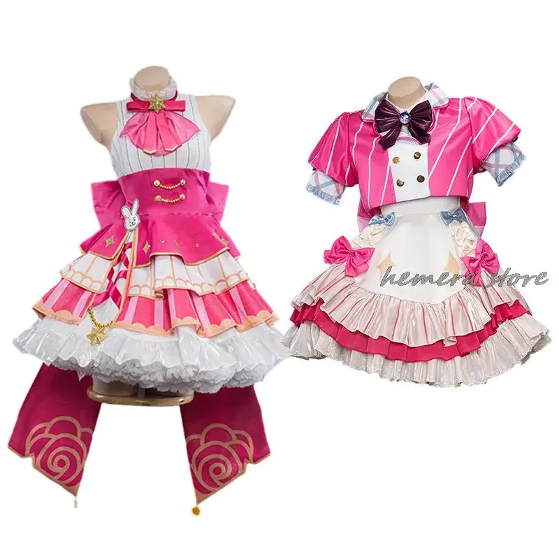 At Hoshino Cosplay Anime Costume Oshi No Ko Ai Hoshino Idol Stage Performance Exhibition Ver. Cosplay Costume New Skin