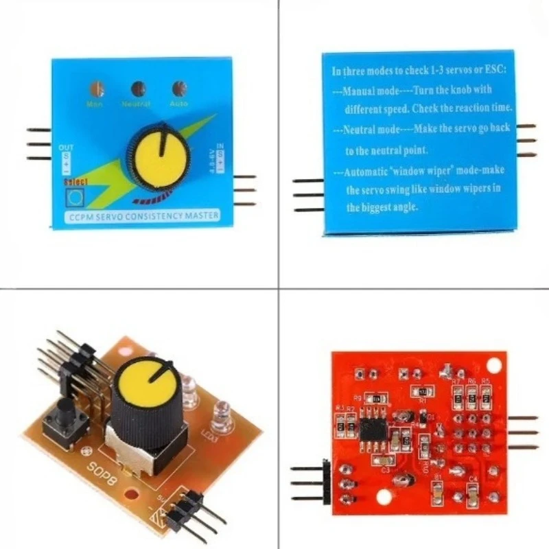 

Multi Servo Tester 3CH ECS Consistency Speed Controler Power Channel CCPM Meter Master Checker RC Dron Helicopter Parts RC Hobby
