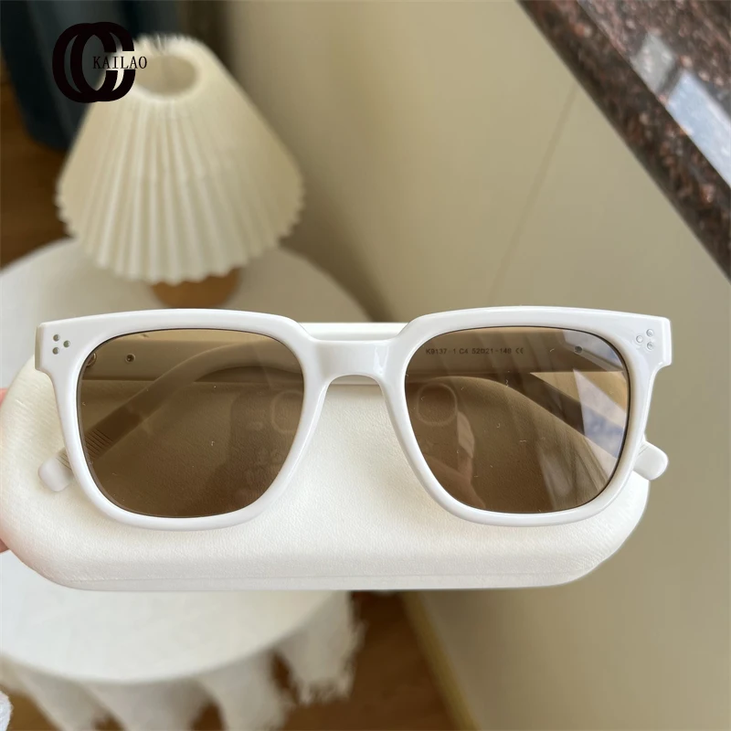 2024 New KZ9137 Men And Women High Quality Rectangle Fashion Designer UV400 Outdoors Personalized Sunglasses Can Carve LOGO