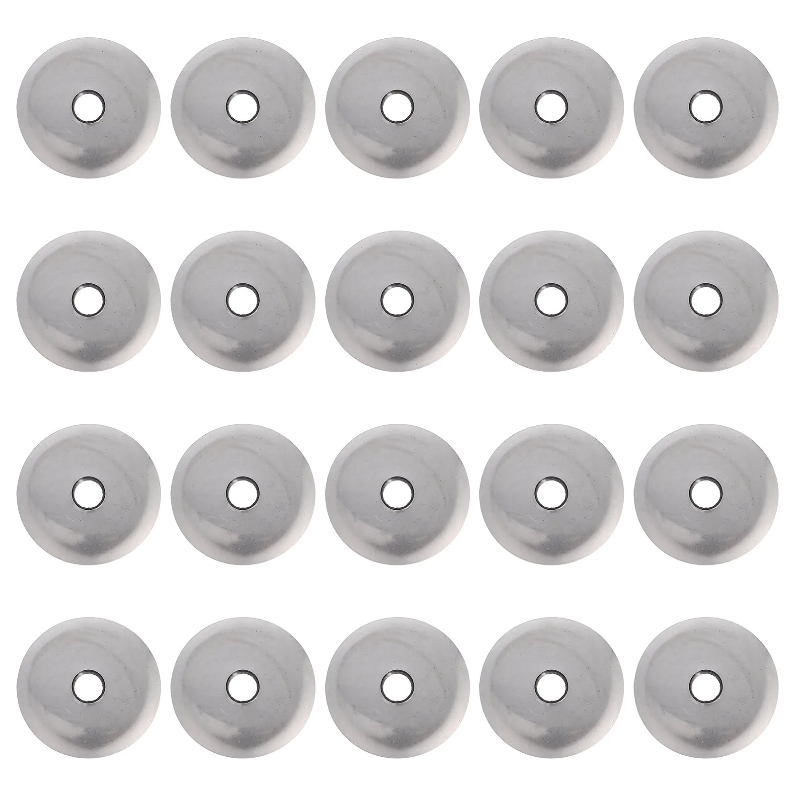 

20 Pcs Waterproof Gasket Carriage Bolt Washers Metal Stainless Steel Anti-loosening Setting Screw Replacement