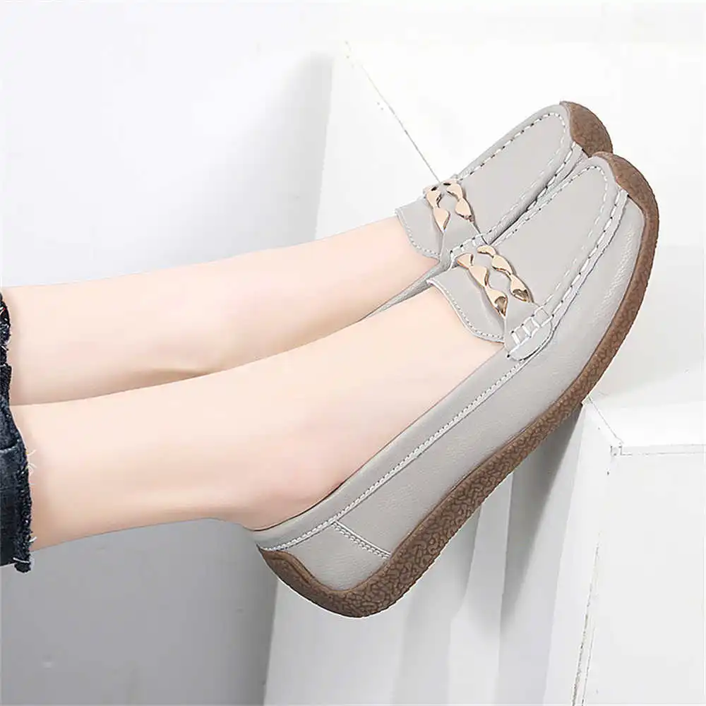 Slip-resistant Size 37 Fashion Shoes Woman Flats Gray Boot Cool Sneakers For Women Sports Shows Advanced Idea Premium