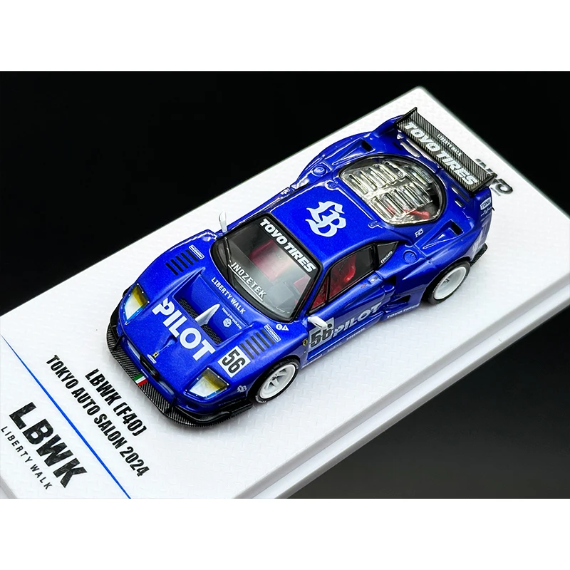 INNO In Stock 1:64 LBWK F40 Tokyo Auto Salon 2024 Diecast Diorama Car Model Collection Toys