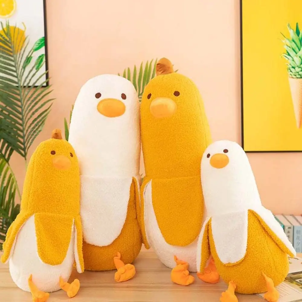 Cartoon Soft Toy Fruit Banana Plush Plants Plush Pillow Duck Plush Doll Banana Duck Plush Toy Stuffed Toys Banana Stuffed Toys