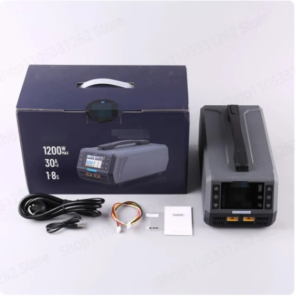M8DAC 8S Dual-channel High-power Drone Balance Charger 1200W Built-in Power Supply