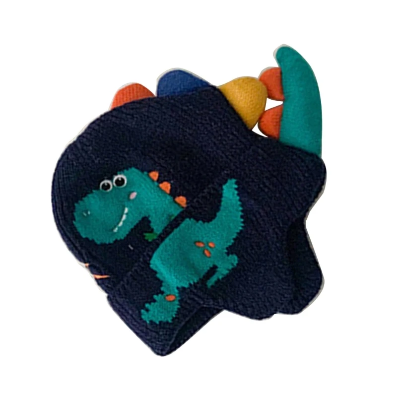 Kinder Earflap Dinosaurier Kappe Weiche und Stilvolle Kopfbedeckung für Kaltes Wetter Geschenk Dropship