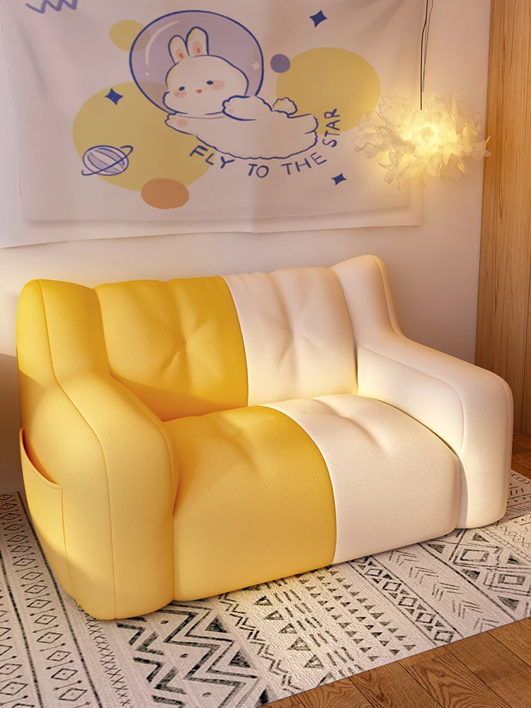 Room small sofa, lazy person sofa, tatami sofa, bedroom floor leisure bean bag sofa